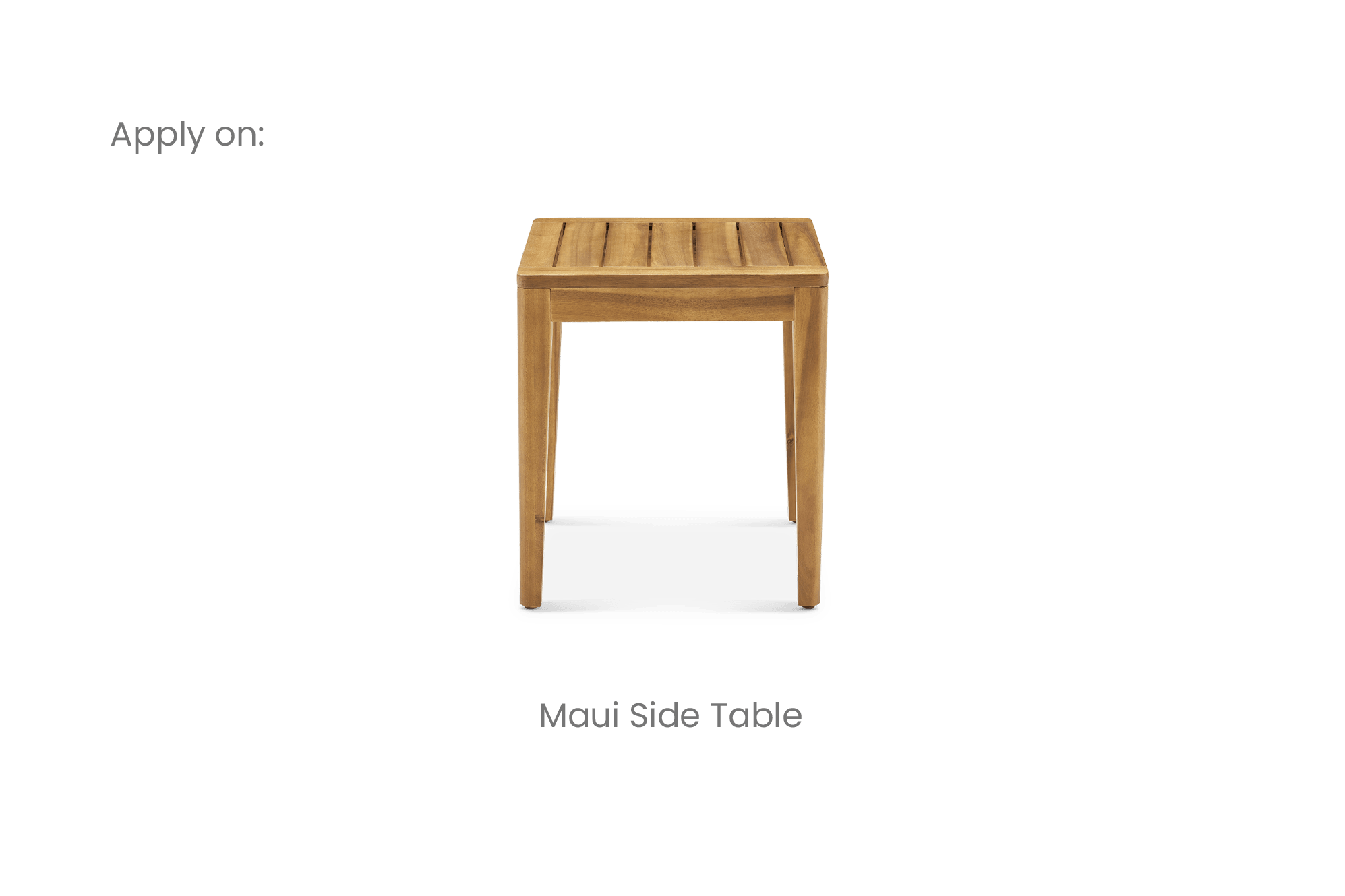 Maui Outdoor Side Table Cover 5