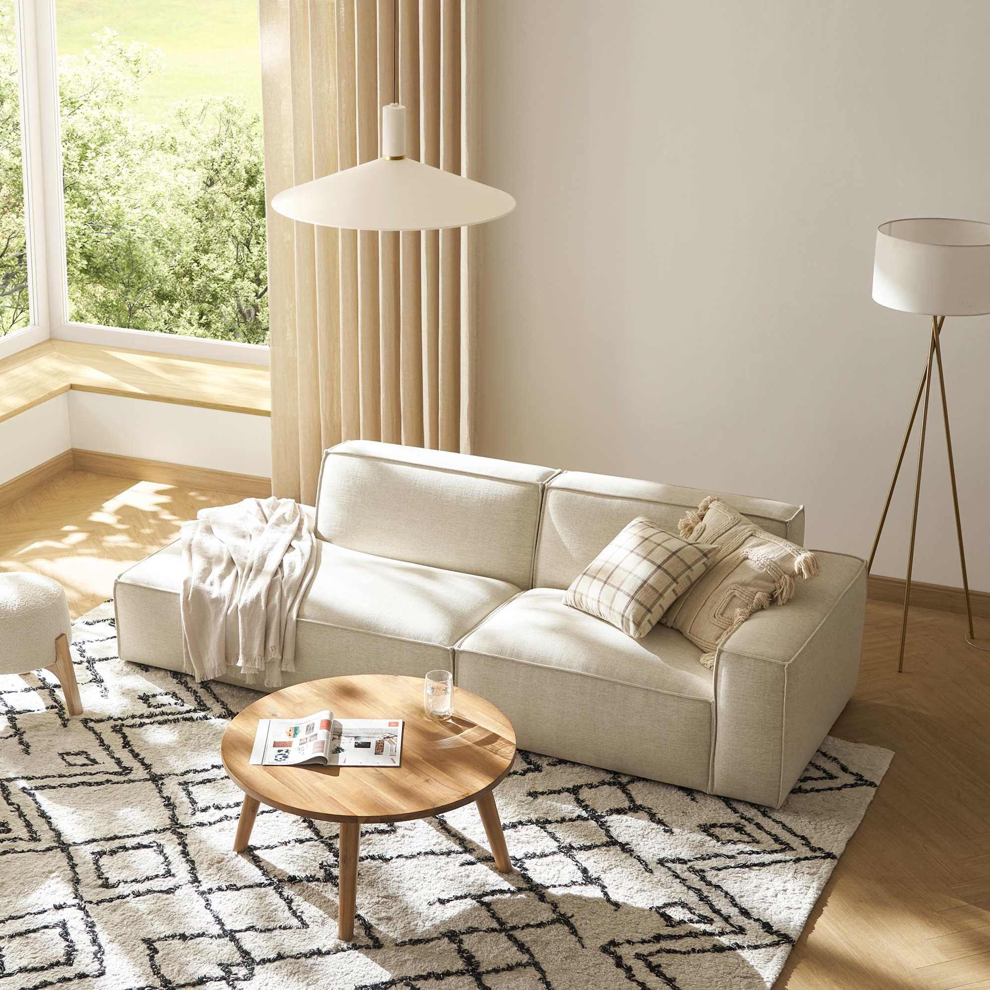 Jonathan Side Chaise Sofa 3