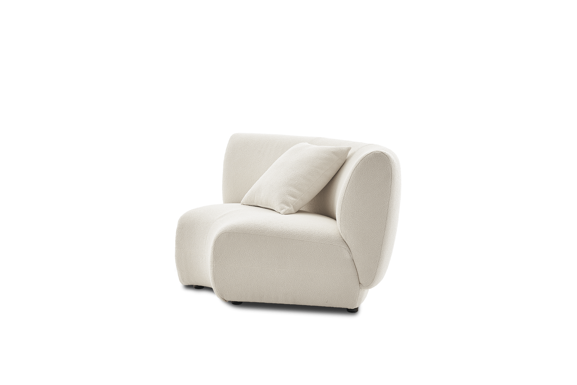 Auburn Performance Fabric Curve Corner Sofa 9