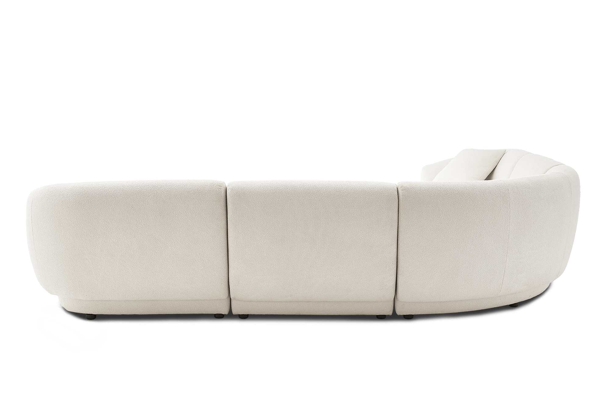 Auburn Performance Fabric Extended L-Shape Sectional Sofa 11