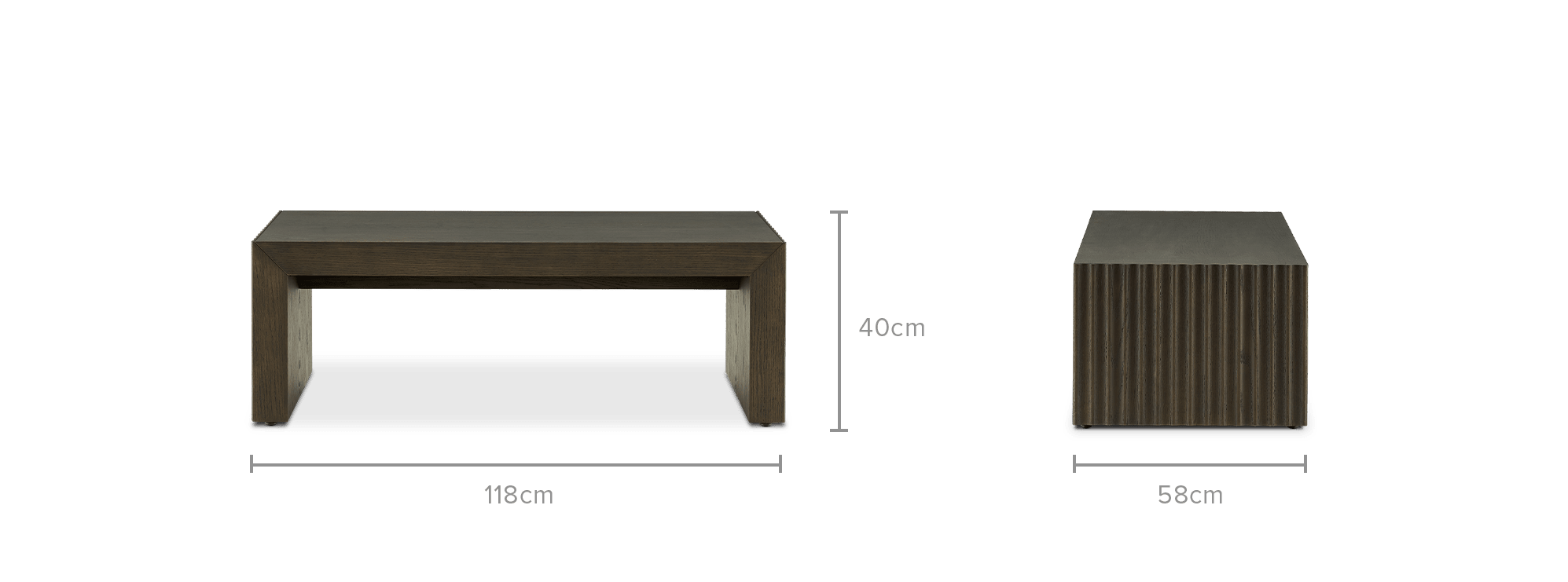 dimension of Sloane Rectangular Coffee Table