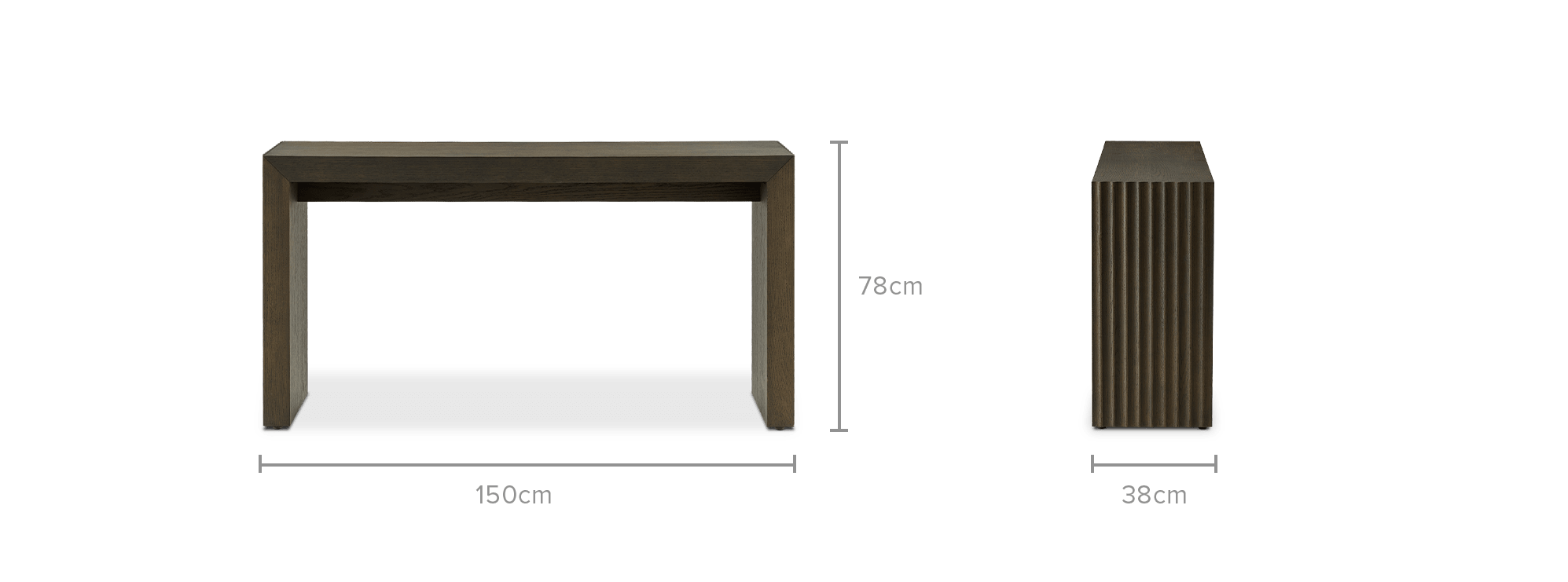 dimension of Sloane Console Table