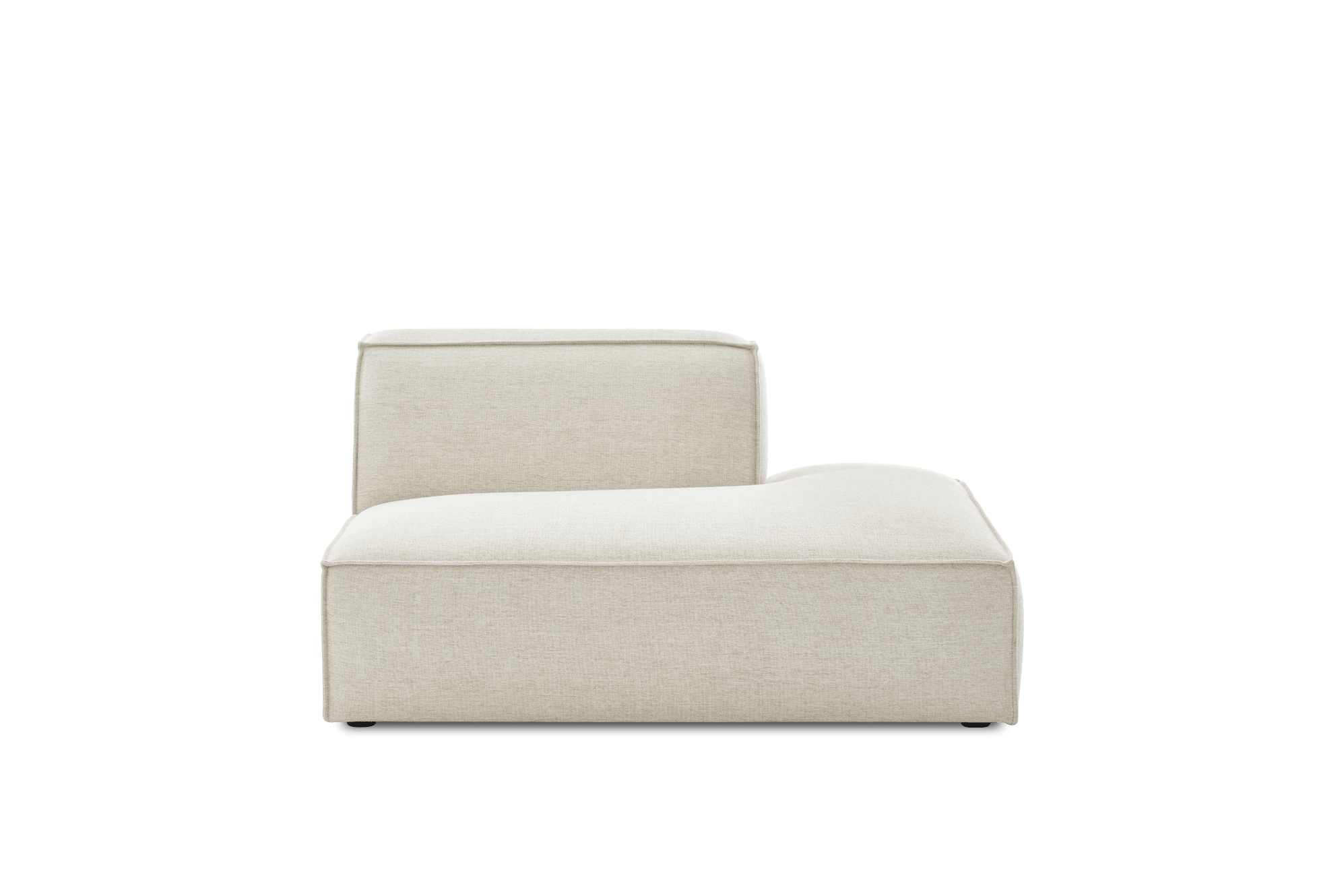 Jonathan Right Chaise, Performance Creamy White