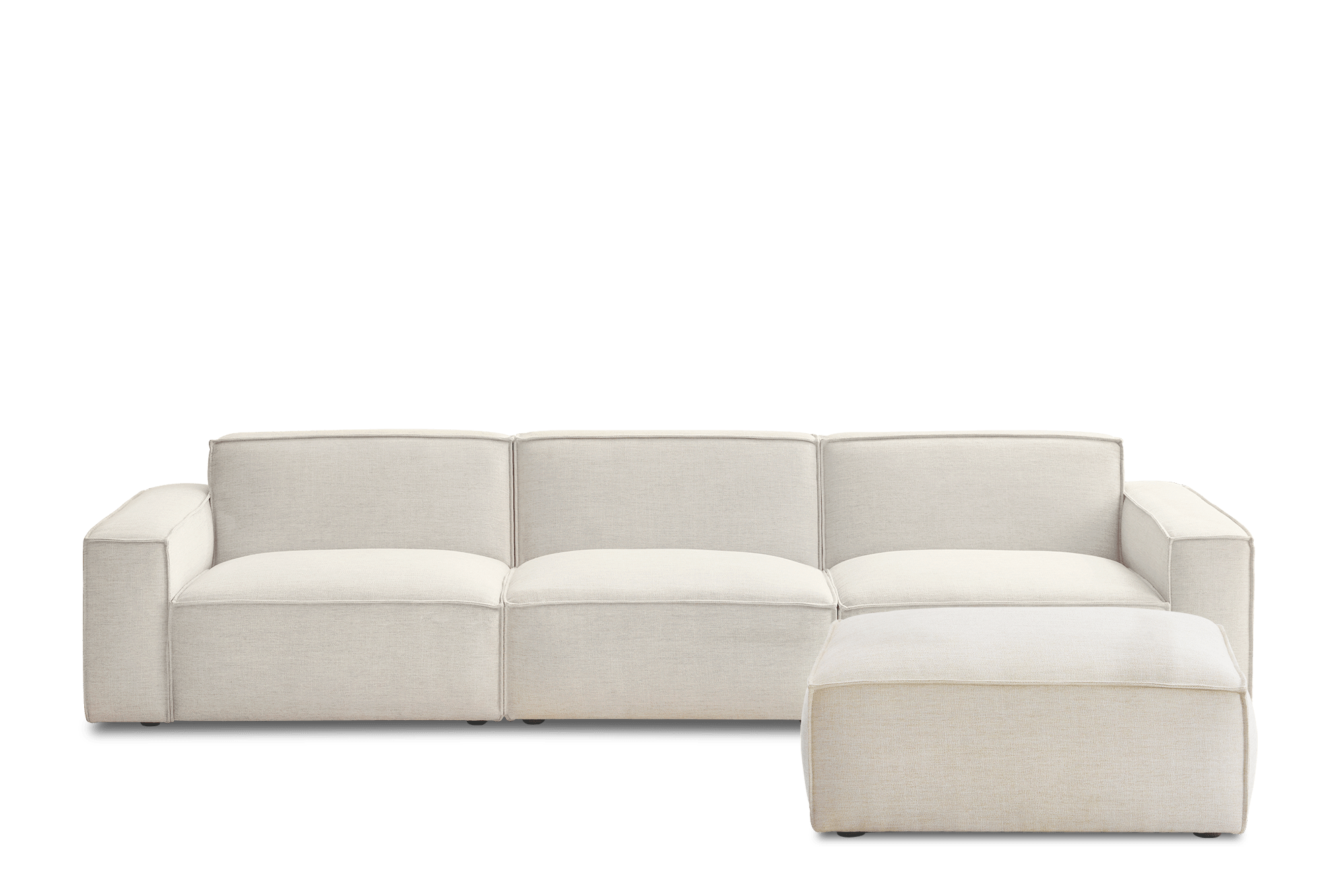 Jonathan Extended Sofa with Ottoman 2