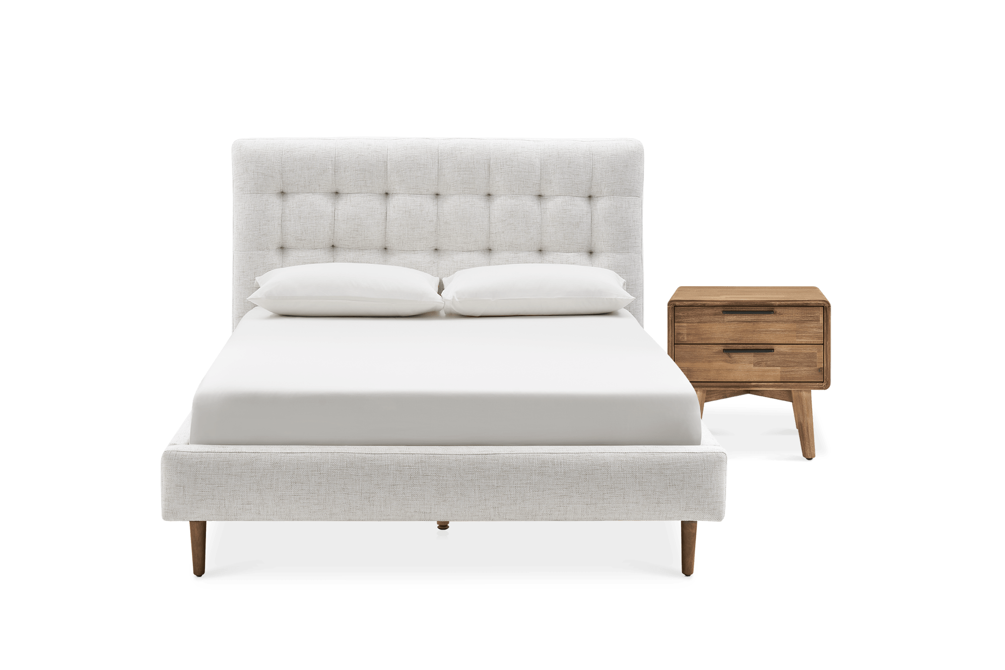 Madison Bed with Seb Bedside Table Set 1