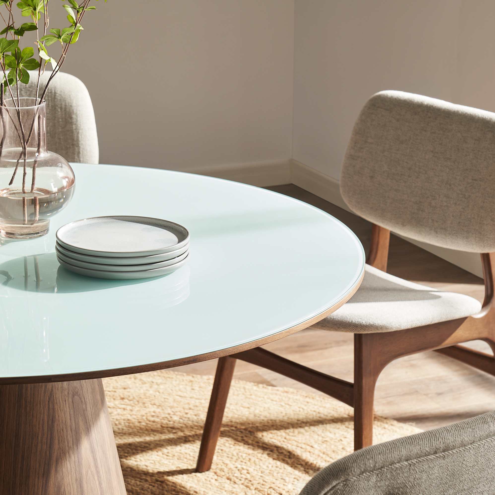 Theo Dining Table with 4 Joshua Chairs 2
