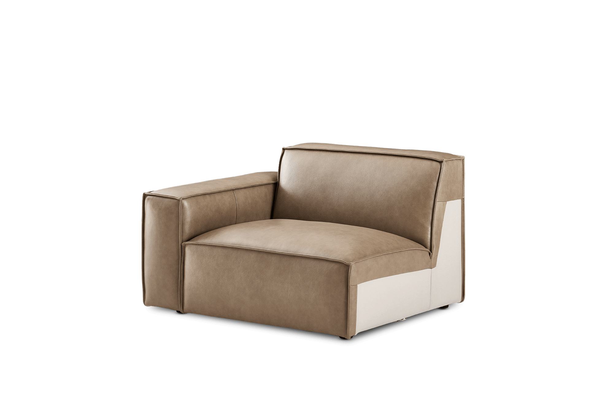 Jonathan Leather Left Arm Sofa 10