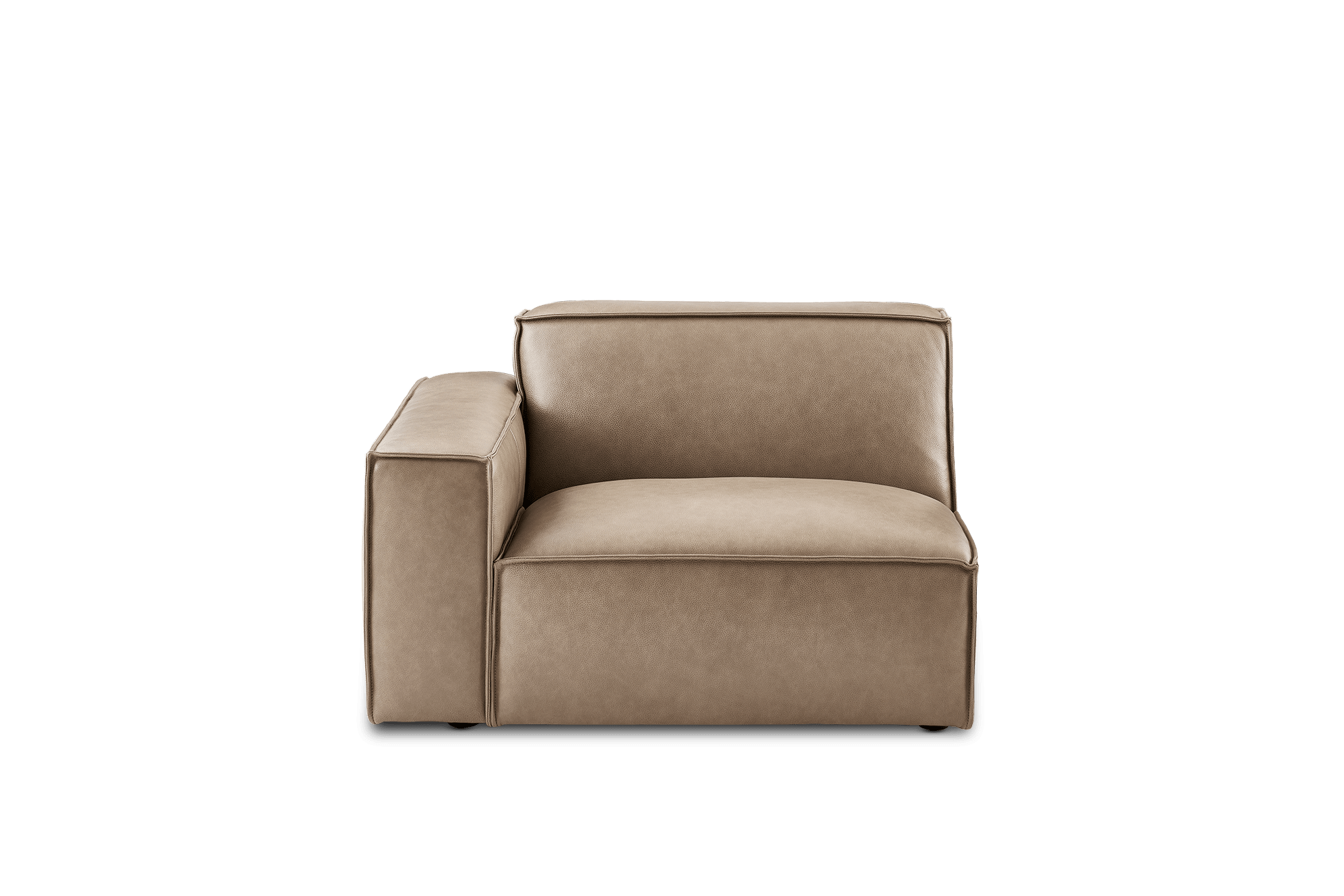 Jonathan Leather Left Arm Sofa image 0