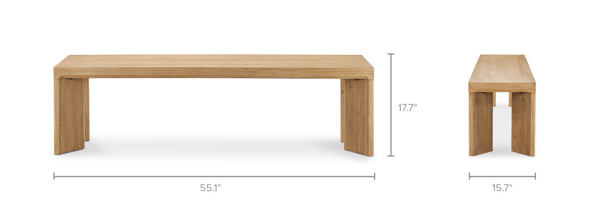 dimension of Casa Bench