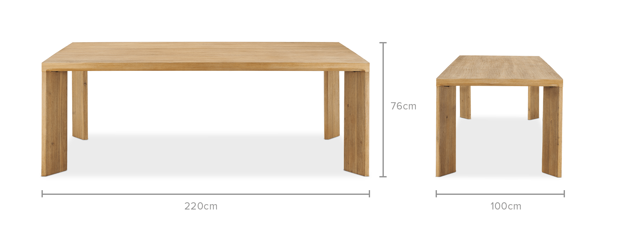 dimension of Casa Dining Table