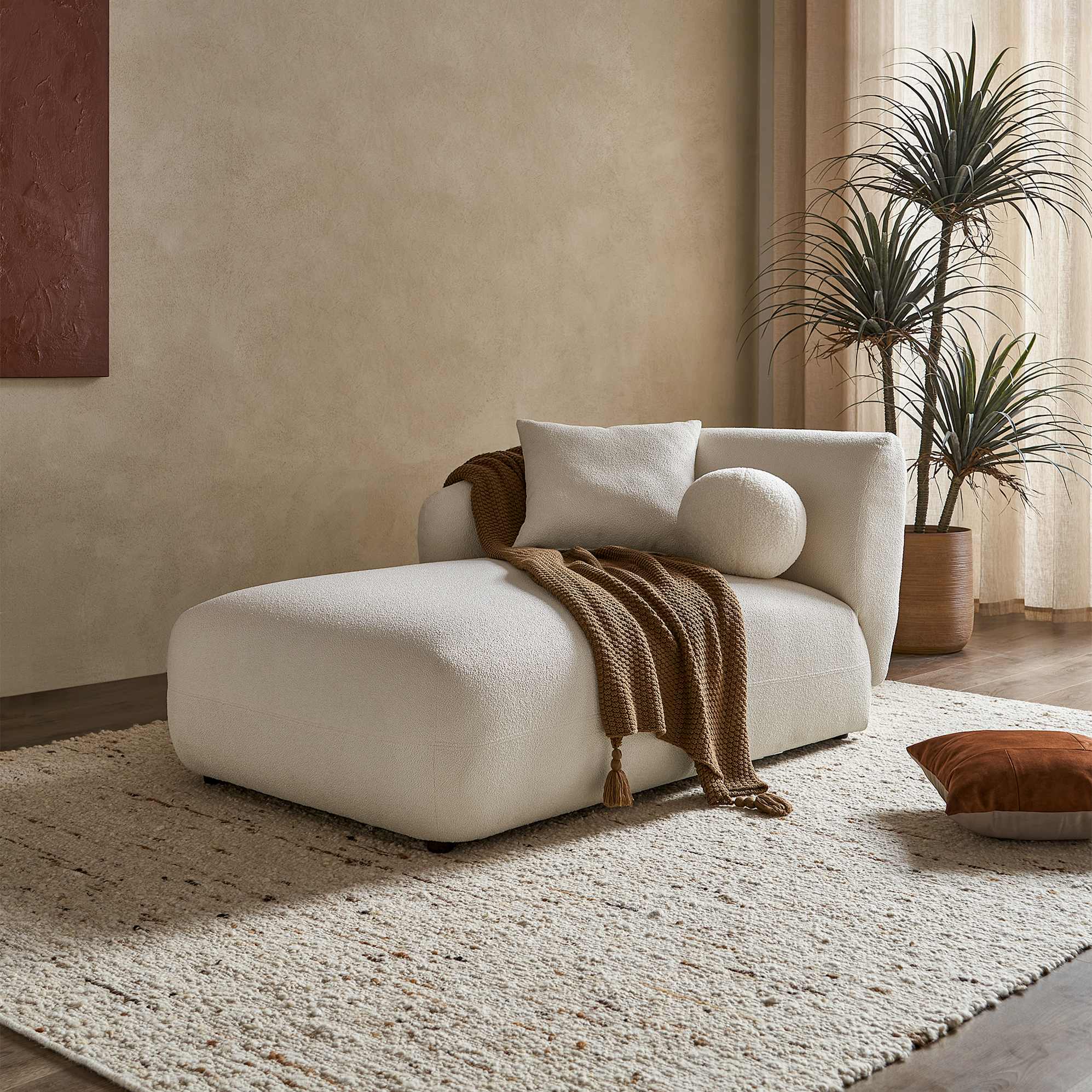 Auburn Performance Fabric Left Arm Chaise image 0