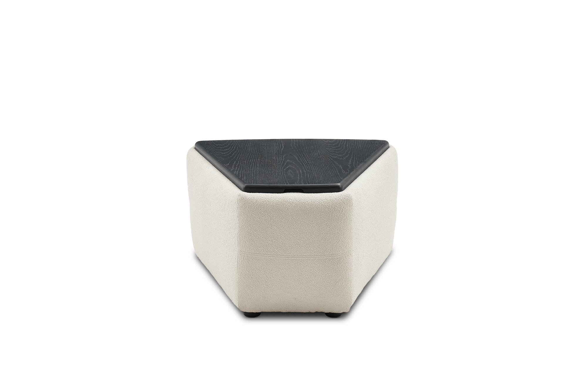 Auburn Wedge Storage Console, Performance Chalk Bouclé (Black) (Version 2)