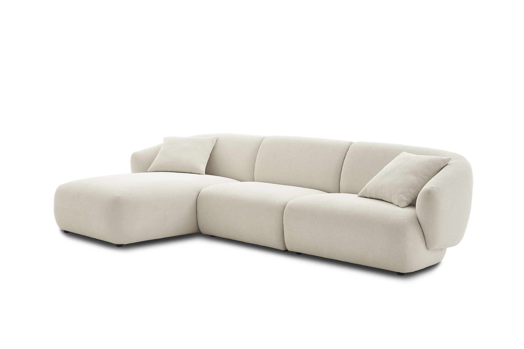 Auburn Performance Fabric Chaise Sectional Sofa 9