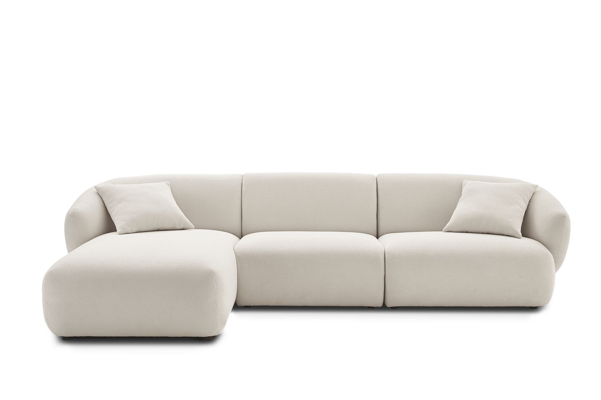 Auburn Performance Fabric Chaise Sectional Sofa 1