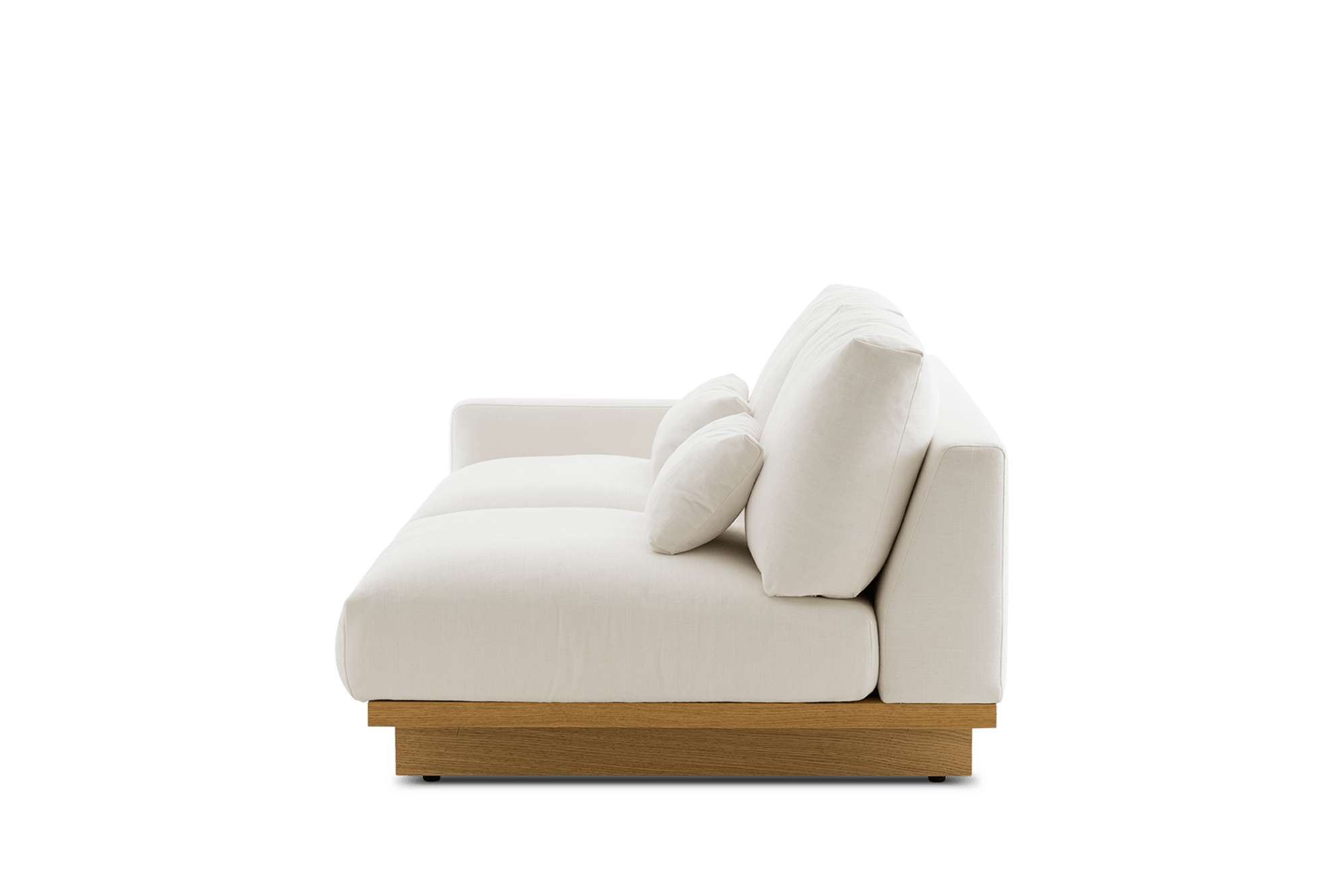 Mori Performance Fabric Single Arm 2 Seater Sofa 12