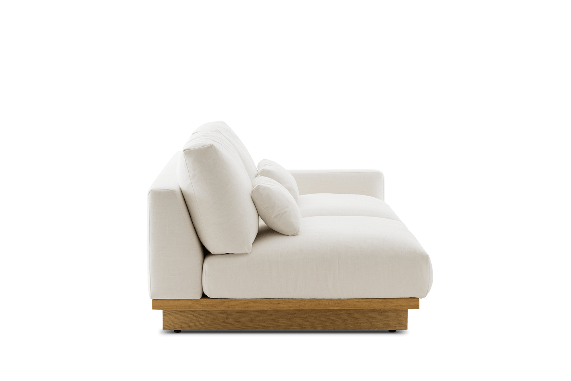 Mori Performance Fabric Single Arm 2 Seater Sofa 12