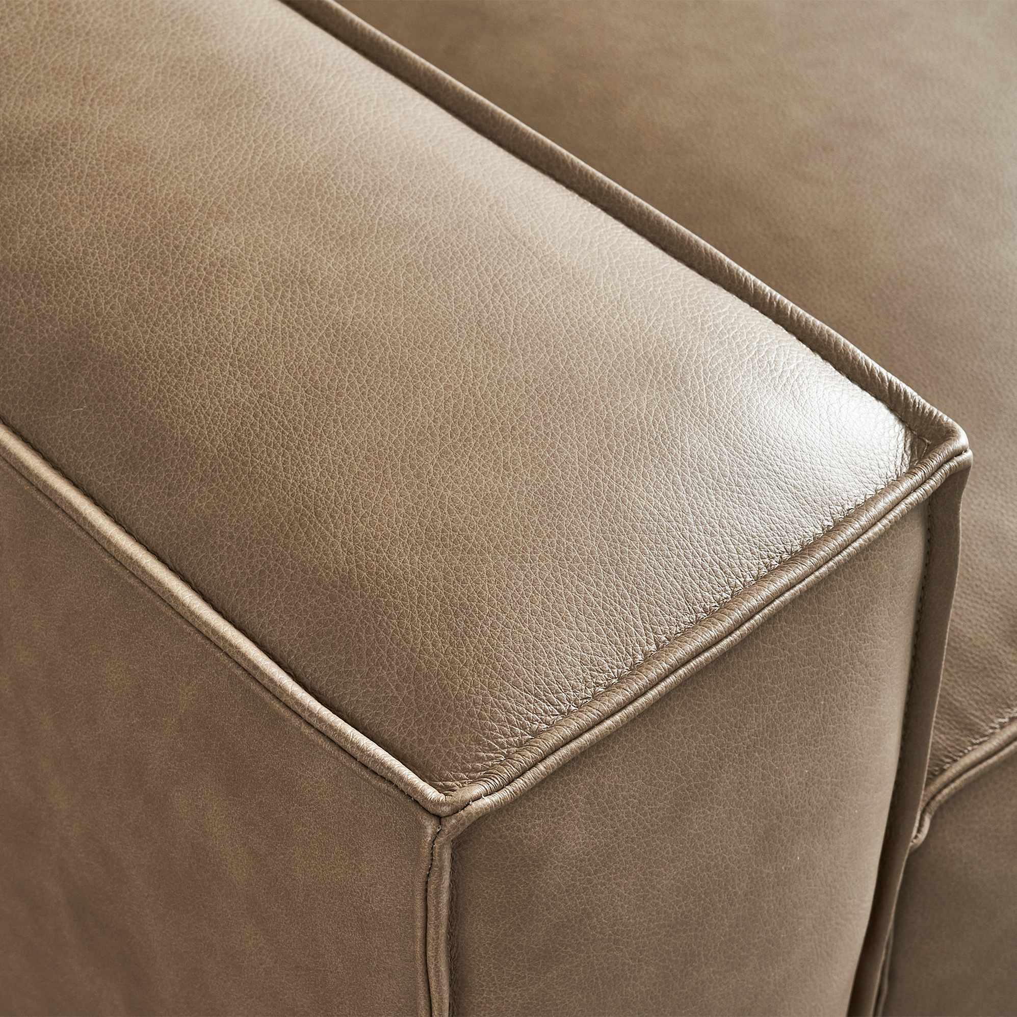 Jonathan Leather Left Arm Sofa 7