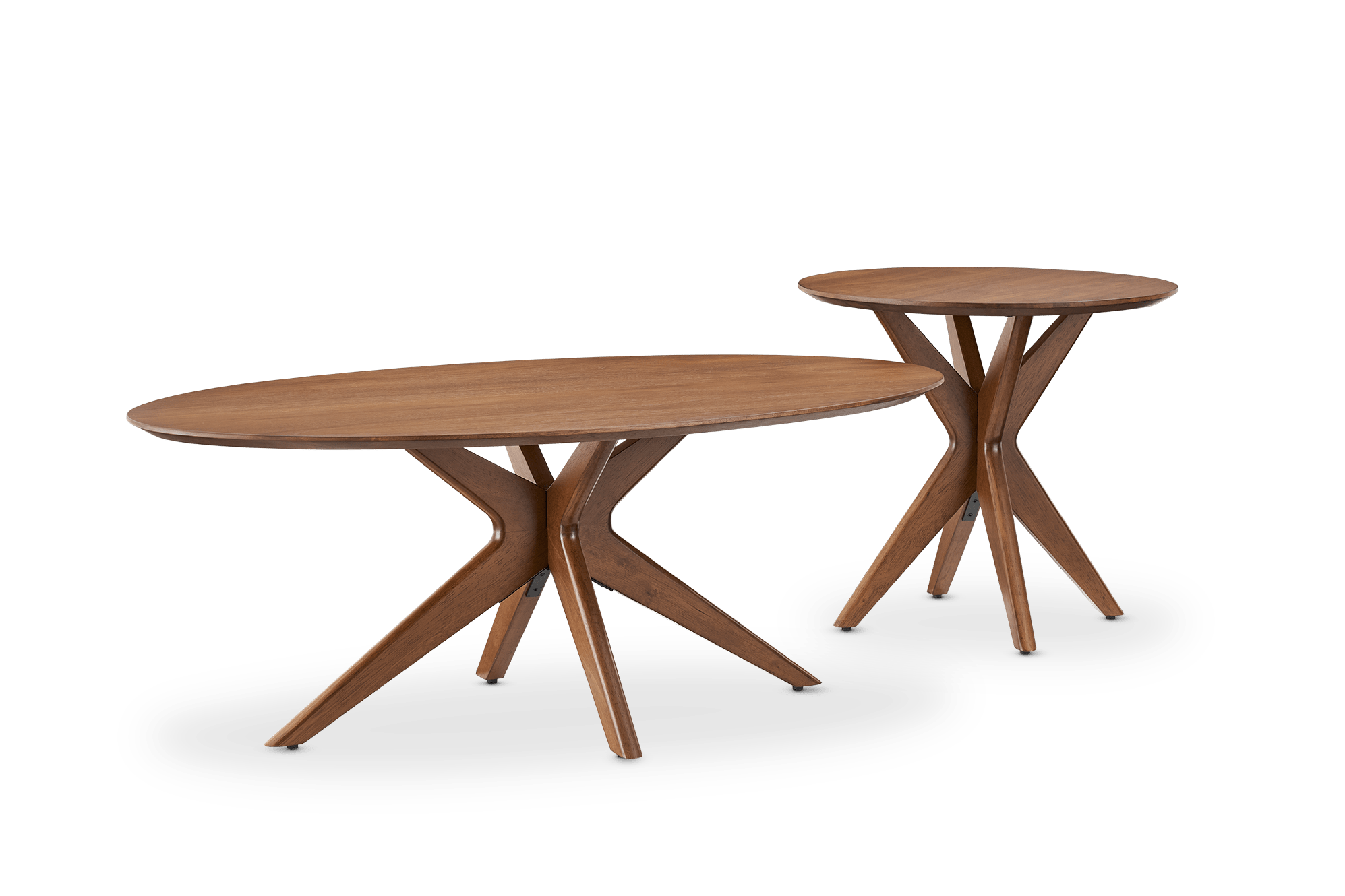 Bristol Coffee Table Set, Walnut 8