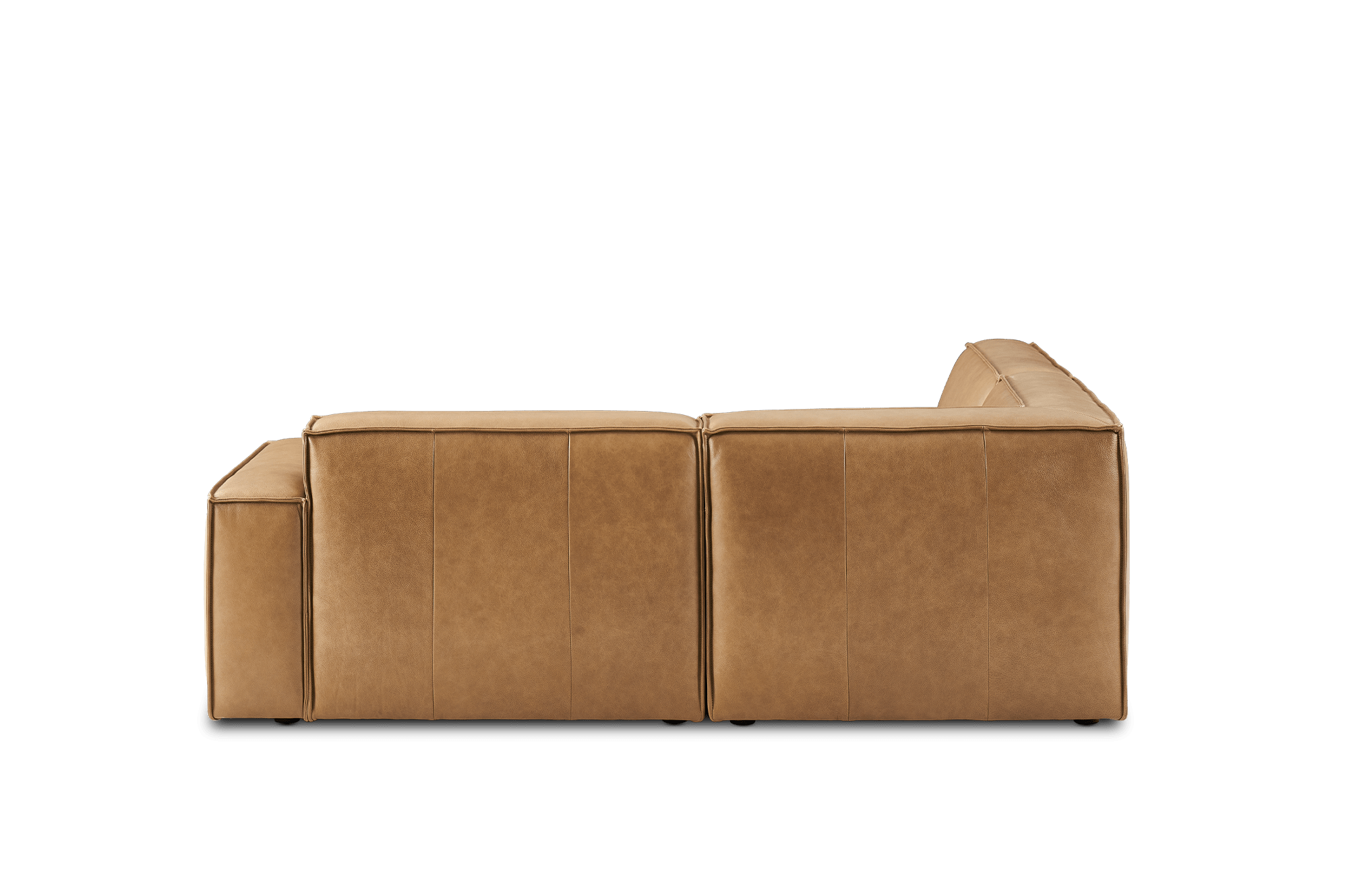 Jonathan Leather Side Chaise Sectional 12