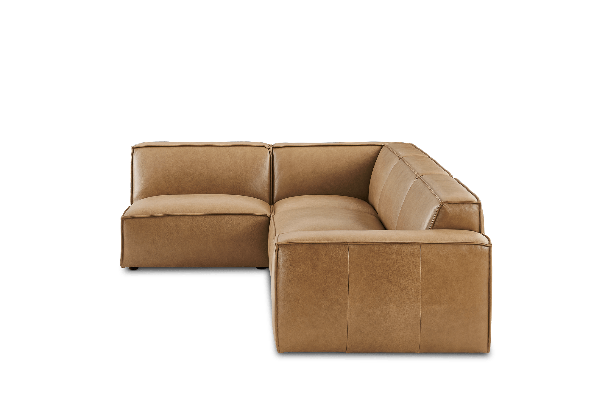 Jonathan Leather Chaise Sectional Sofa 11