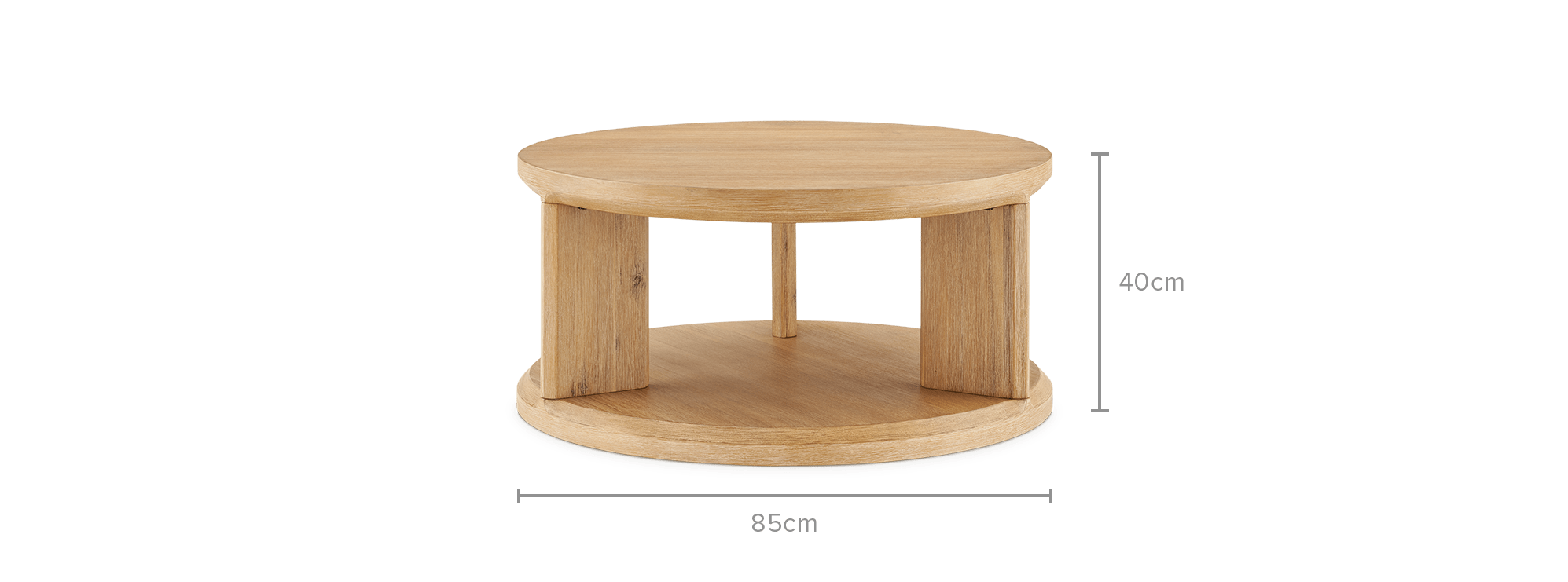 dimension of Casa Round Coffee Table