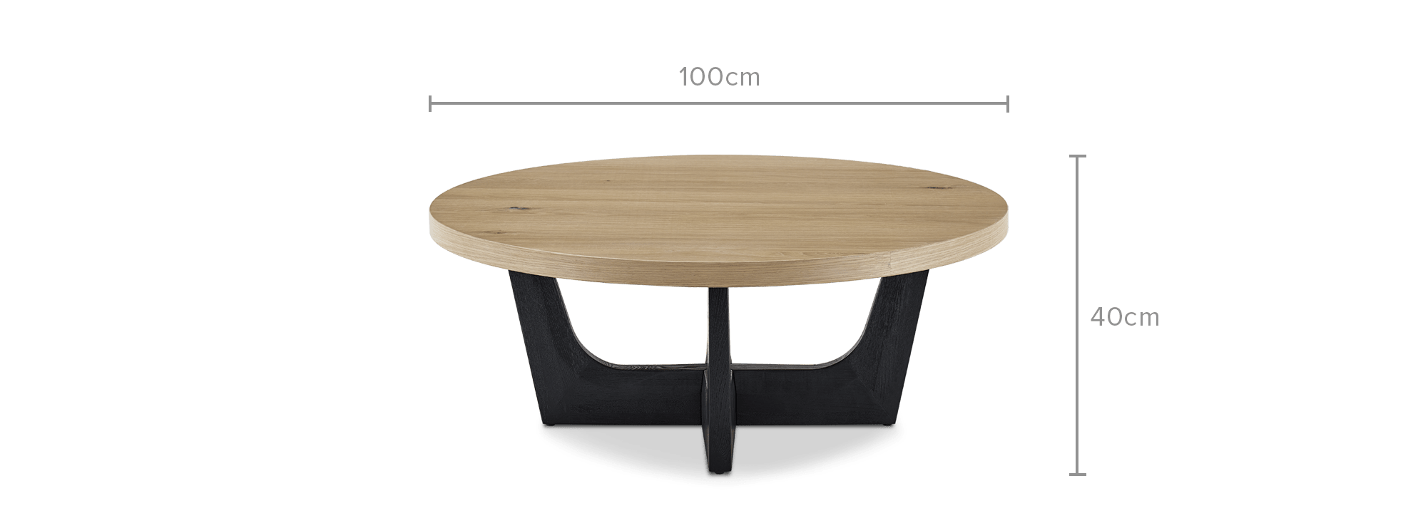 dimension of Sawyer Round Coffee Table