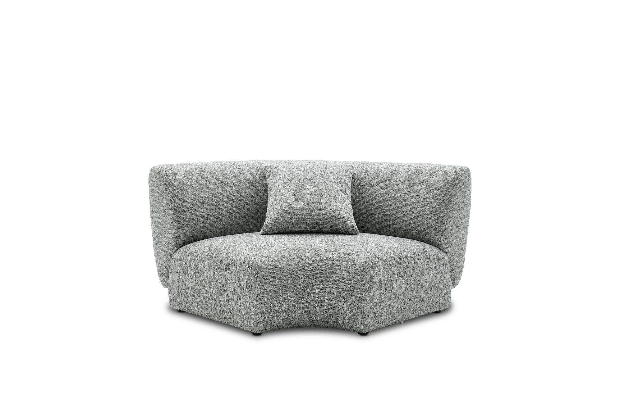 Auburn Curve Corner Sofa, Performance Basalt