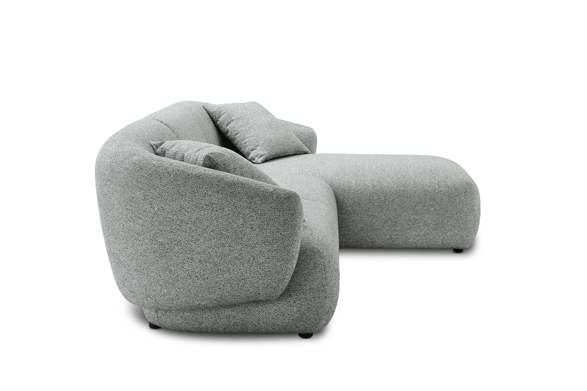 Auburn Performance Fabric Chaise Sofa 12