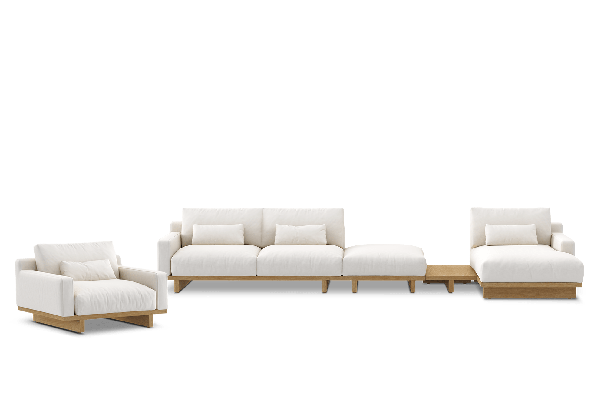 Mori Build-Your-Own Living Room Set, 4-5 Seater 2
