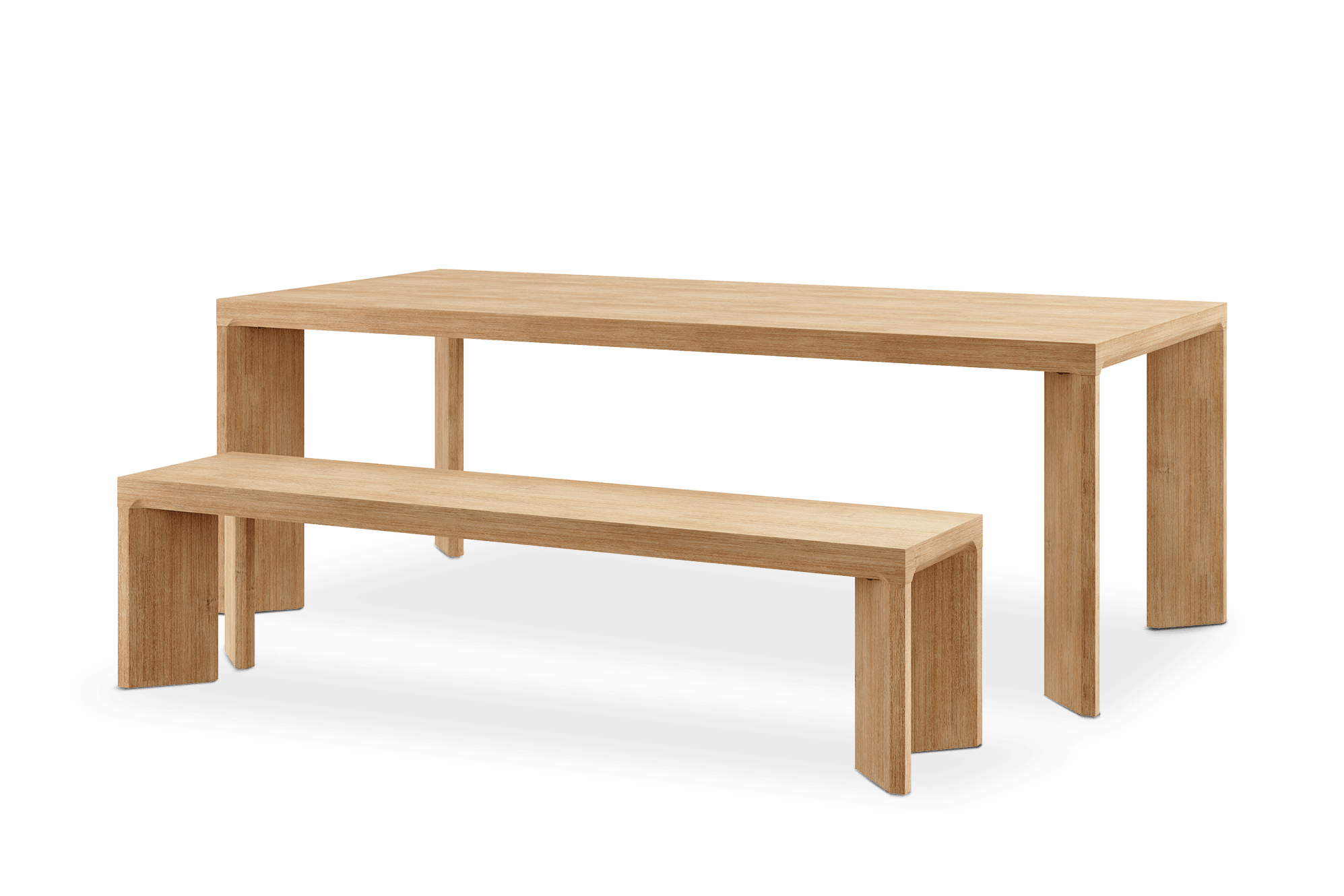 Casa Dining Table with Bench Set