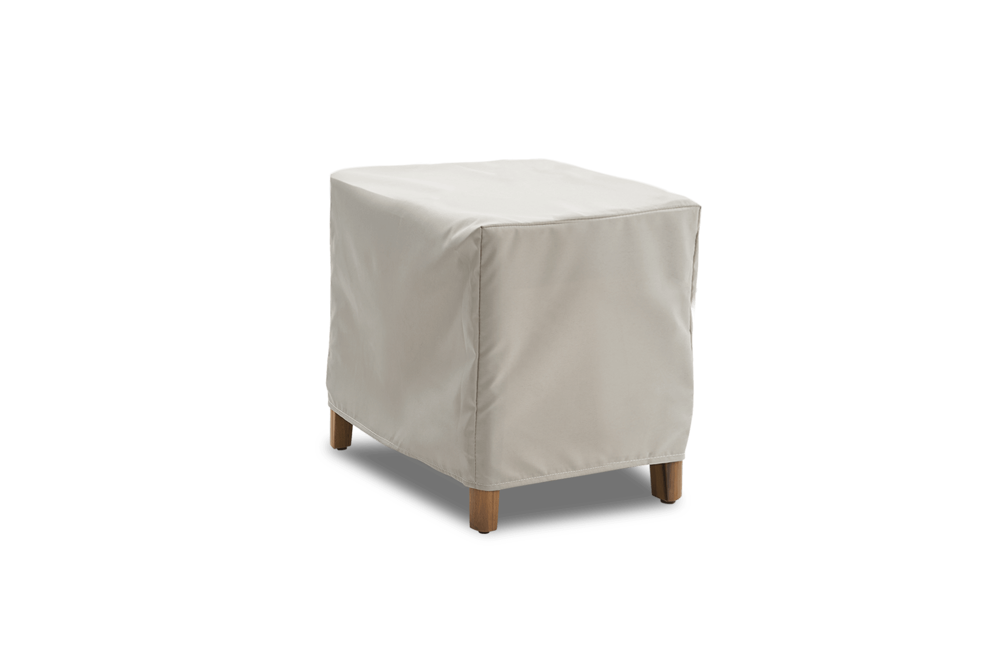 Maui Outdoor Side Table Cover, Ivory