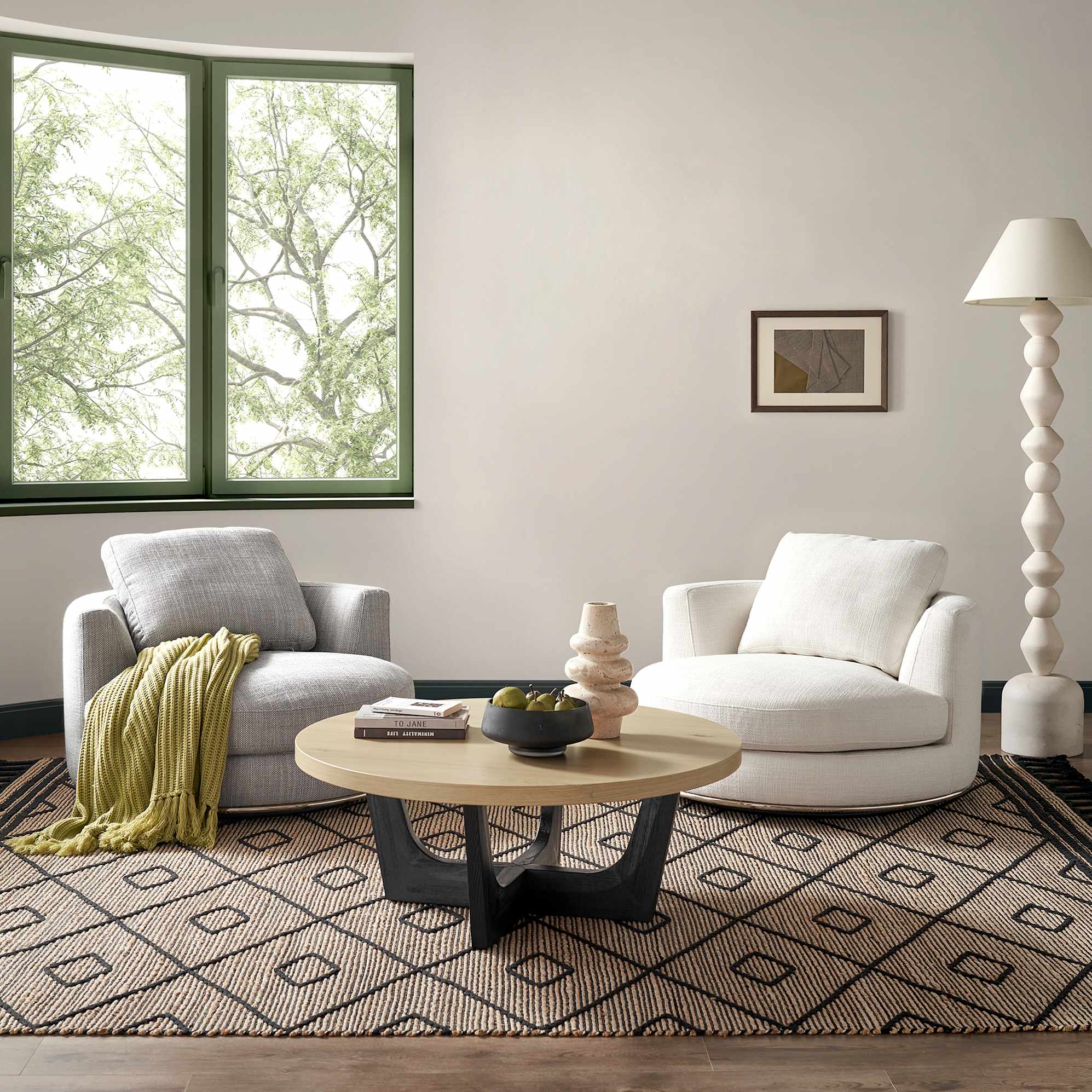 Hamilton Round Swivel Armchair 3