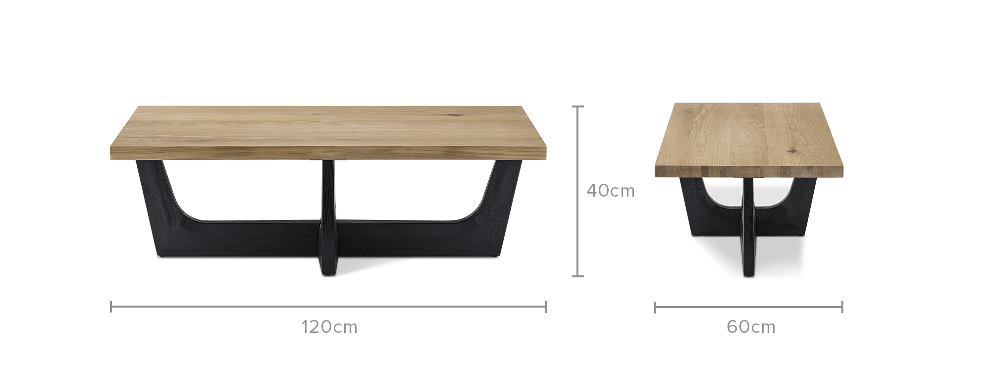 dimension of Sawyer Rectangular Coffee Table