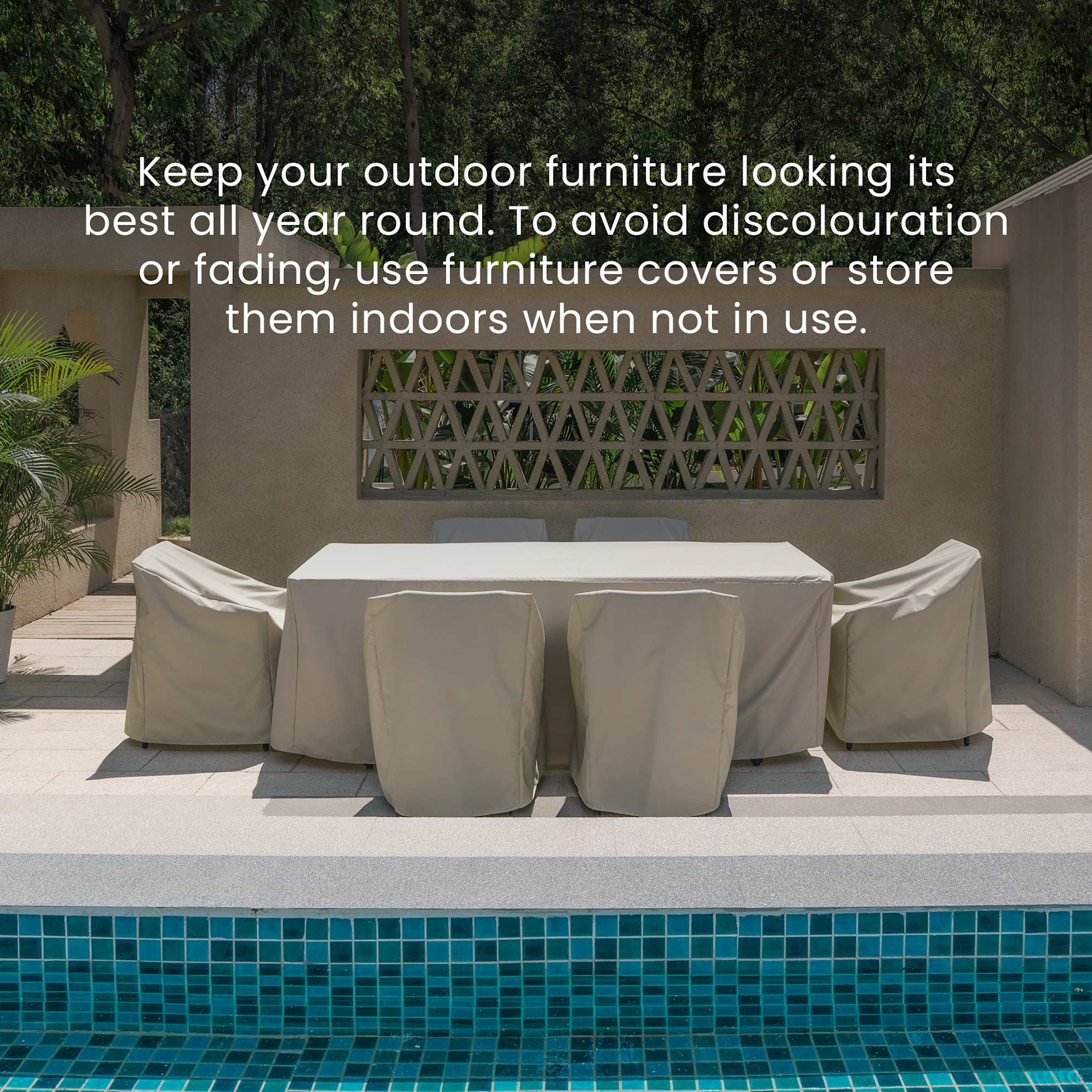 Rio Outdoor Dining Chair Cover 4