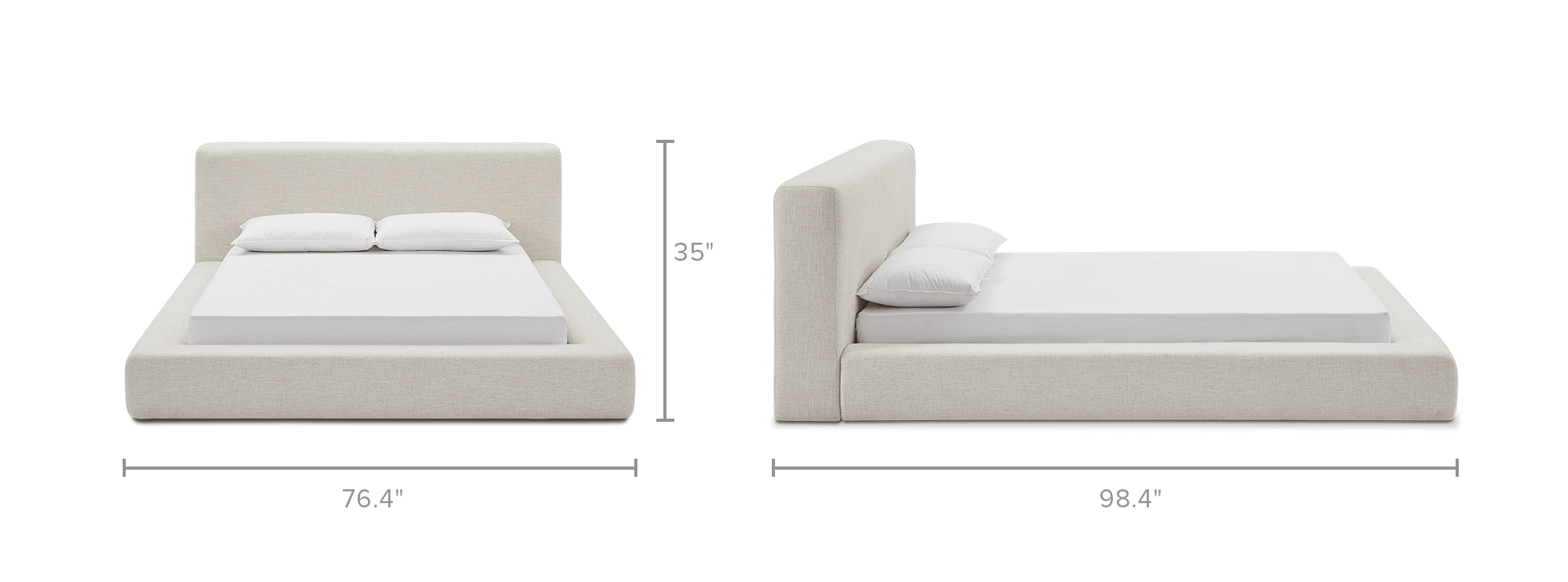 dimension of Dawson Bed