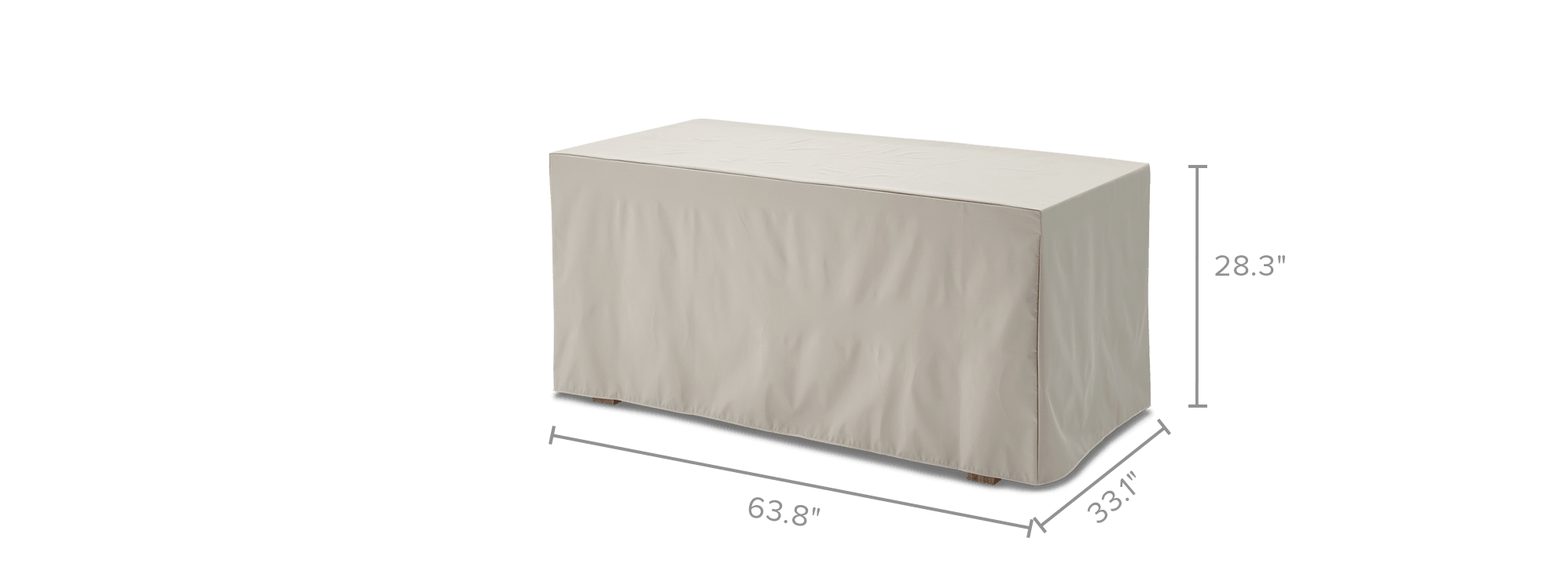dimension of Rio Outdoor Dining Table Cover