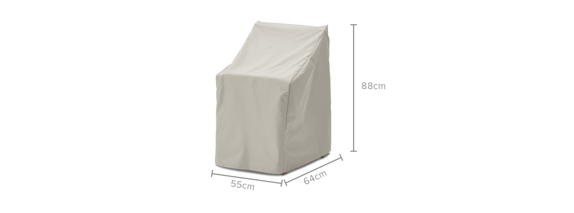 dimension of Rio Outdoor Dining Chair Cover