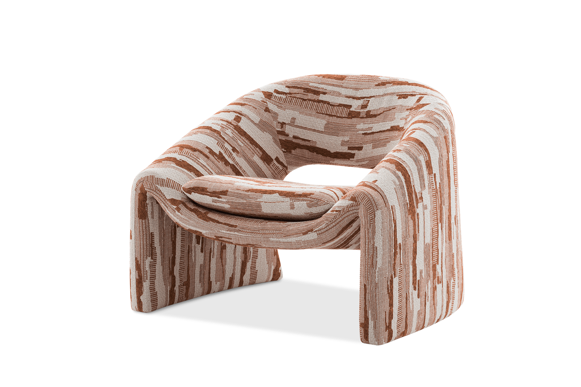 Sacha Armchair, Vivid Merlot