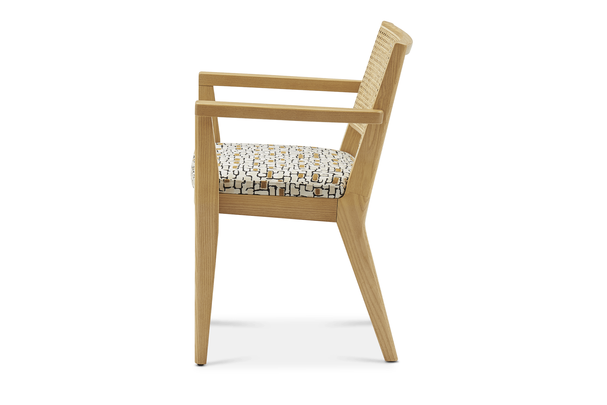 Sloane Cane Chair with Armrest 9