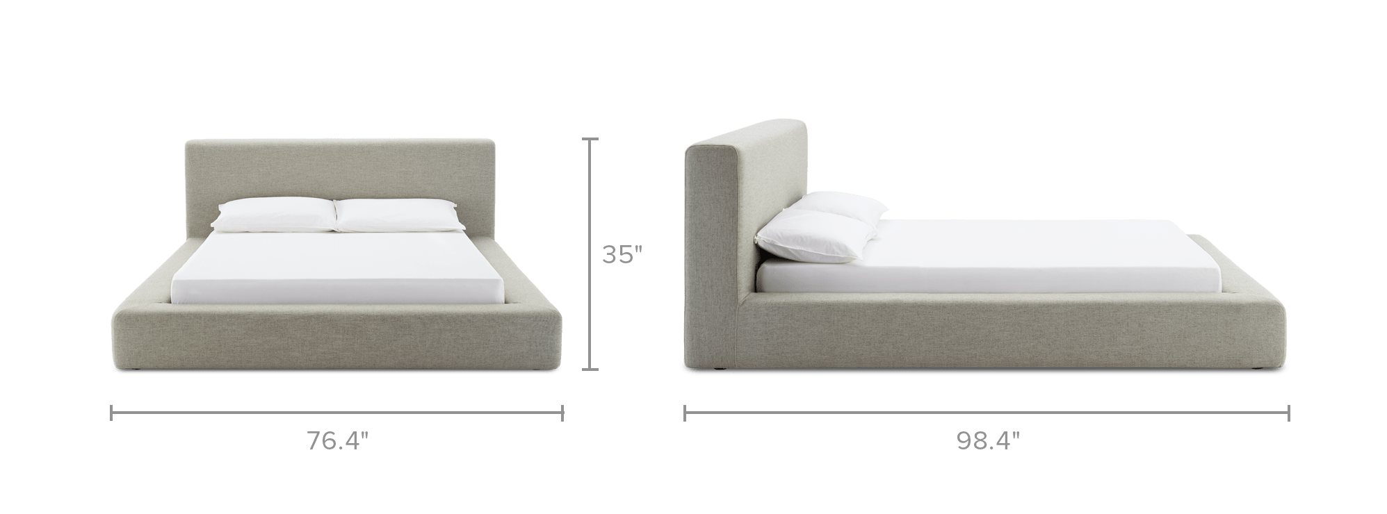 dimension of Dawson Bed