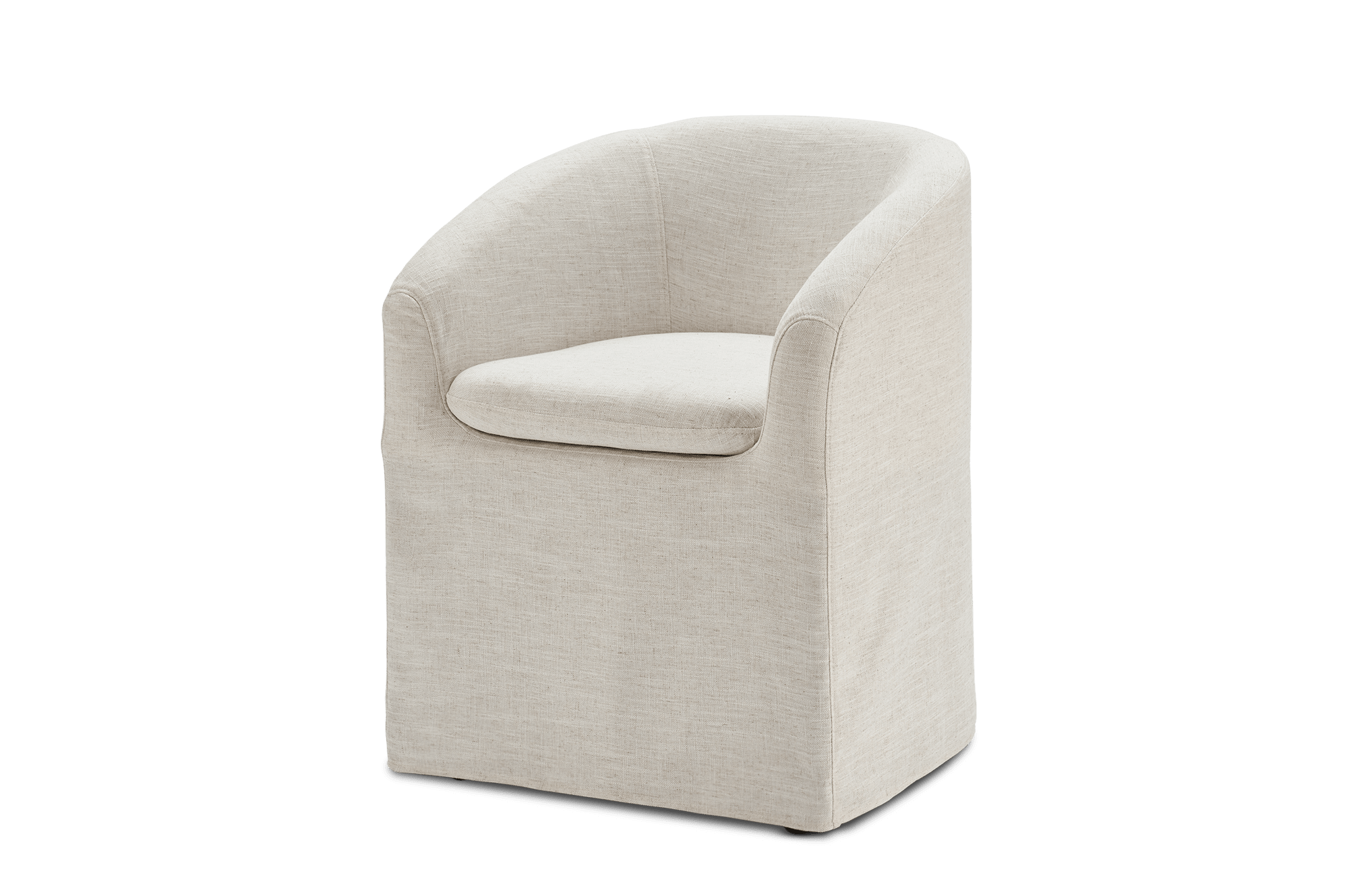 Callie Dining Arm Chair, Beach Linen