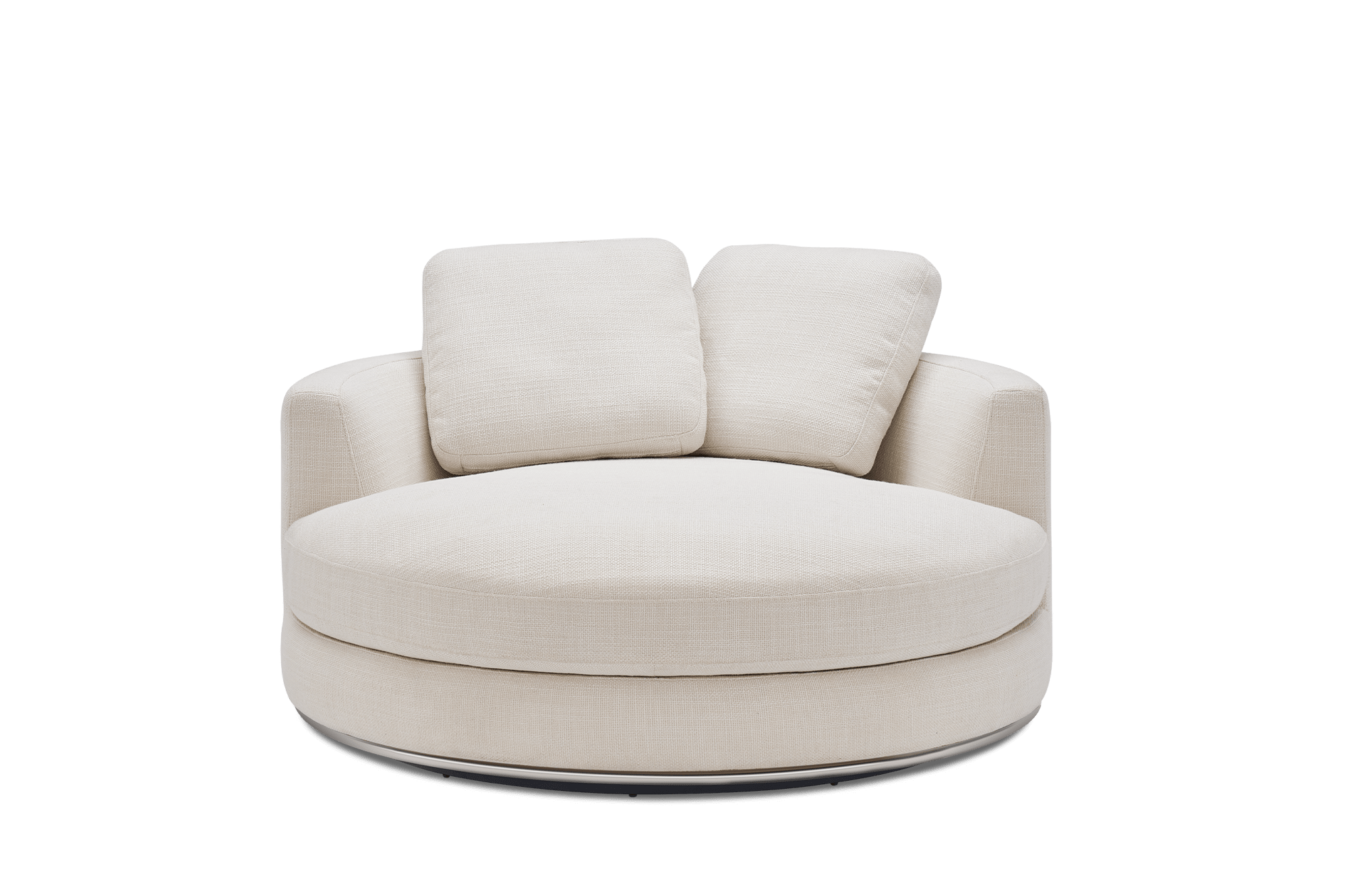 Hamilton Round Swivel Armchair and a Half