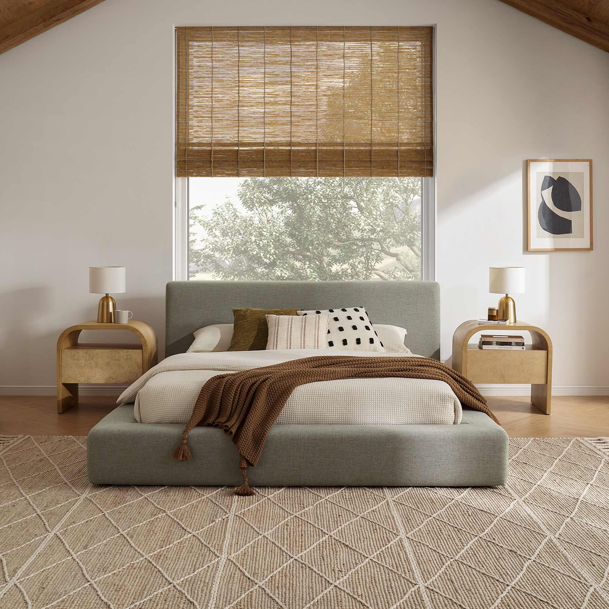 Dawson Queen Size Bed, Seagull lifestyle