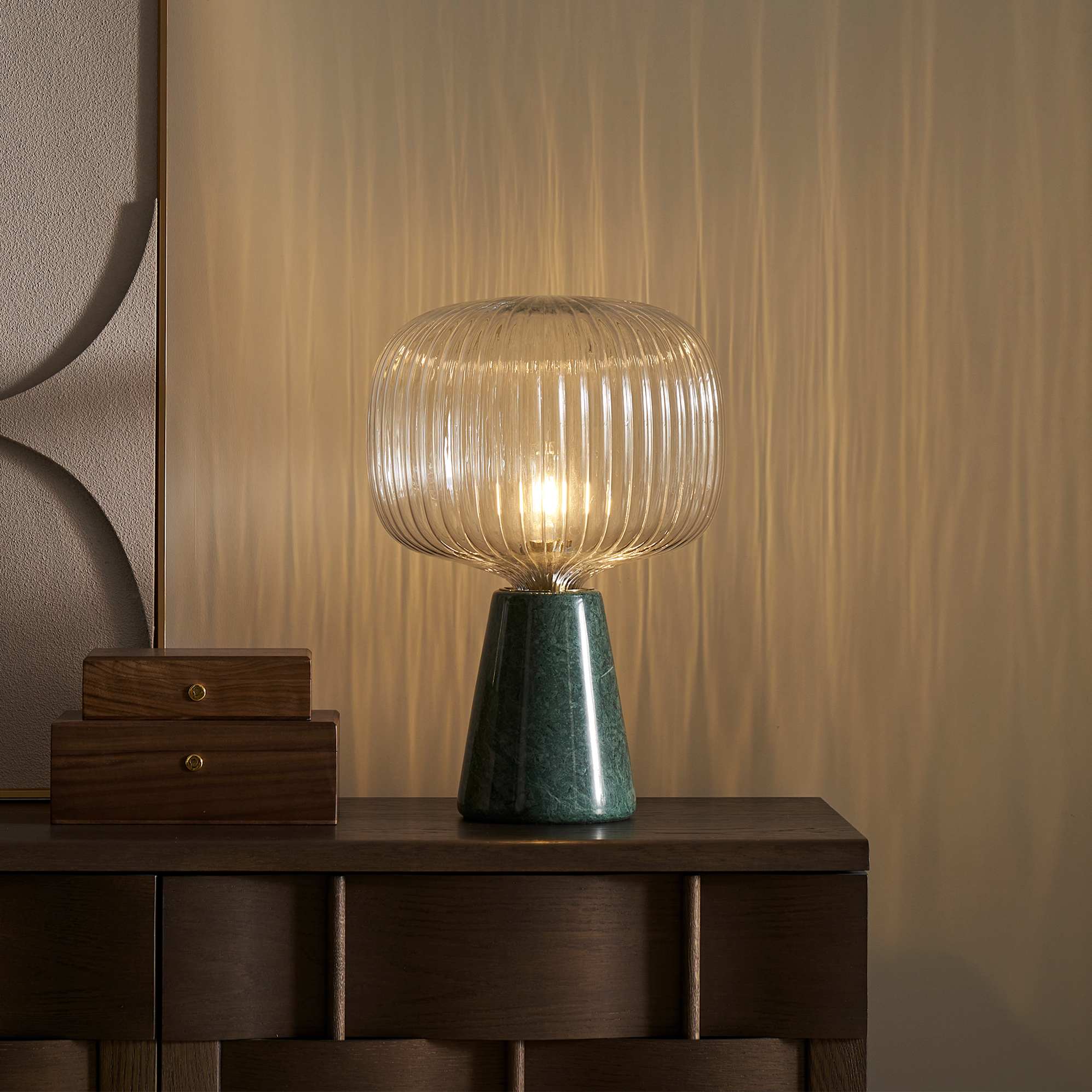 Burgeon Marble Table Lamp lifestyle