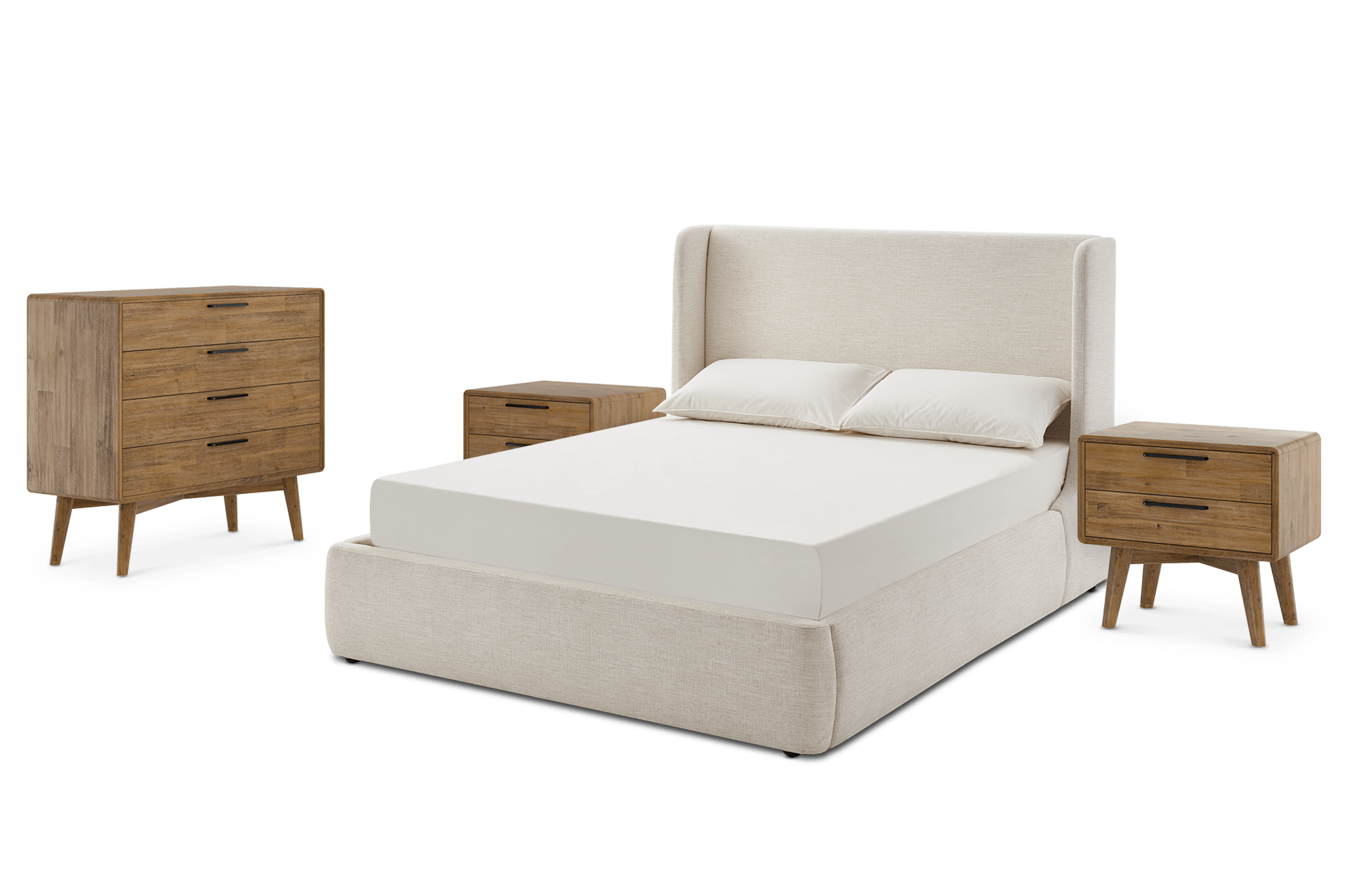 Dalton Bed with Seb Bedroom Storage 1