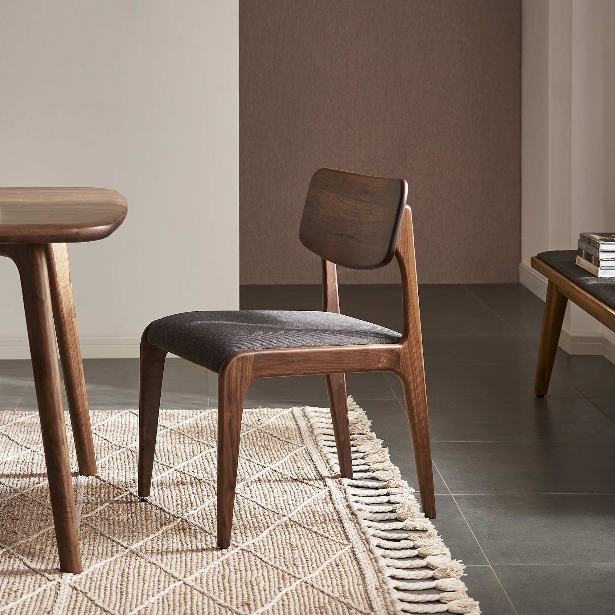 Vincent Dining Chair, Walnut lifestyle