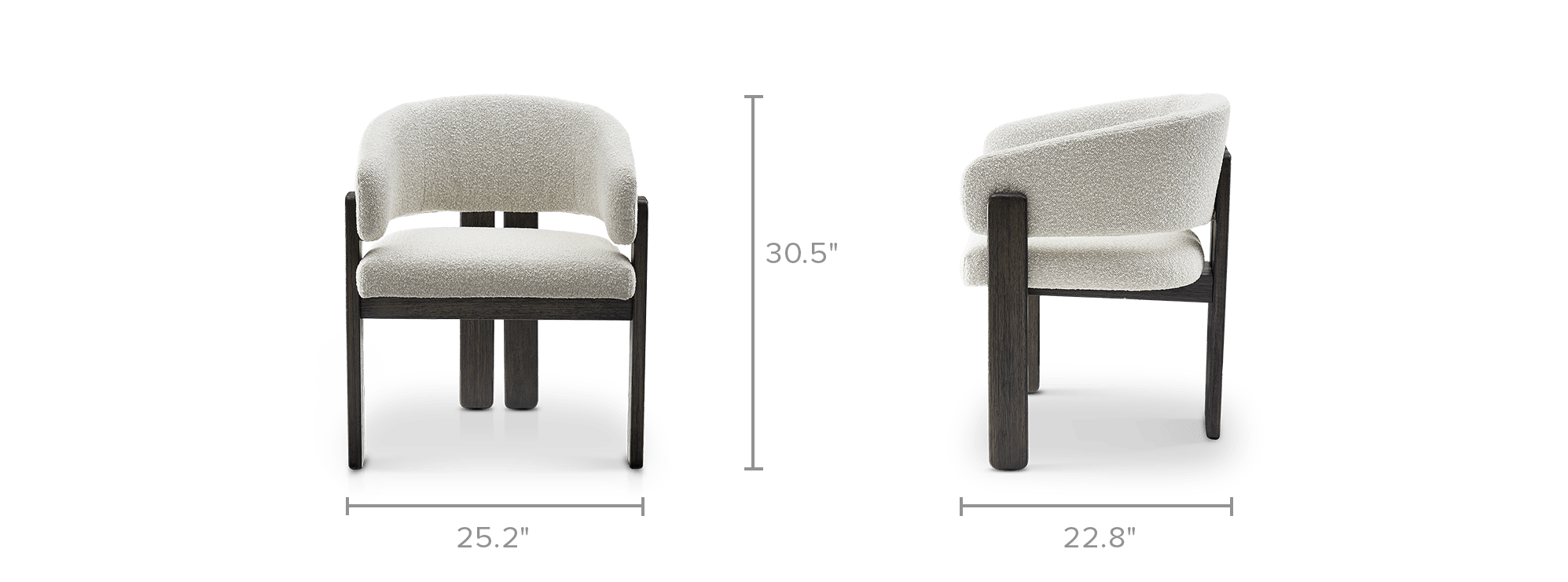dimension of Oslo Chair