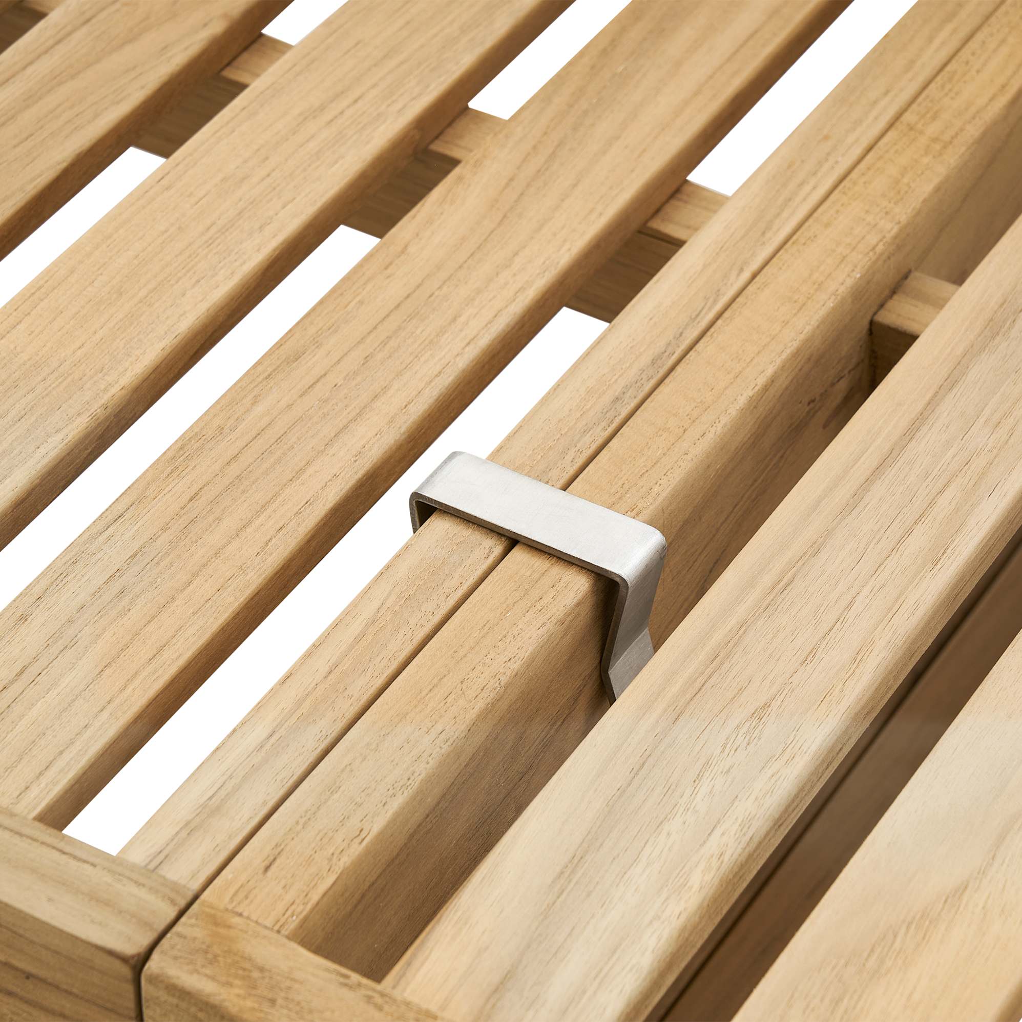 Rio Outdoor Teak Left Facing 1 Seater Sofa 6