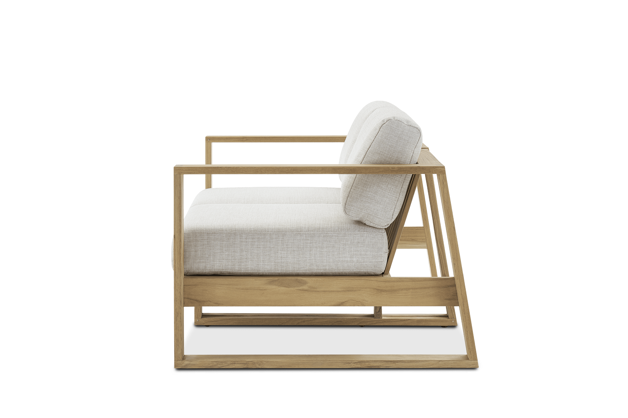 Rio Outdoor Teak 2 Seater Sofa 10
