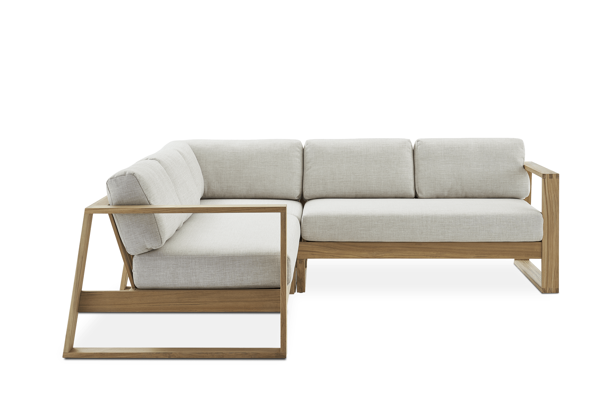 Rio Outdoor L-Shape Sectional Sofa 8